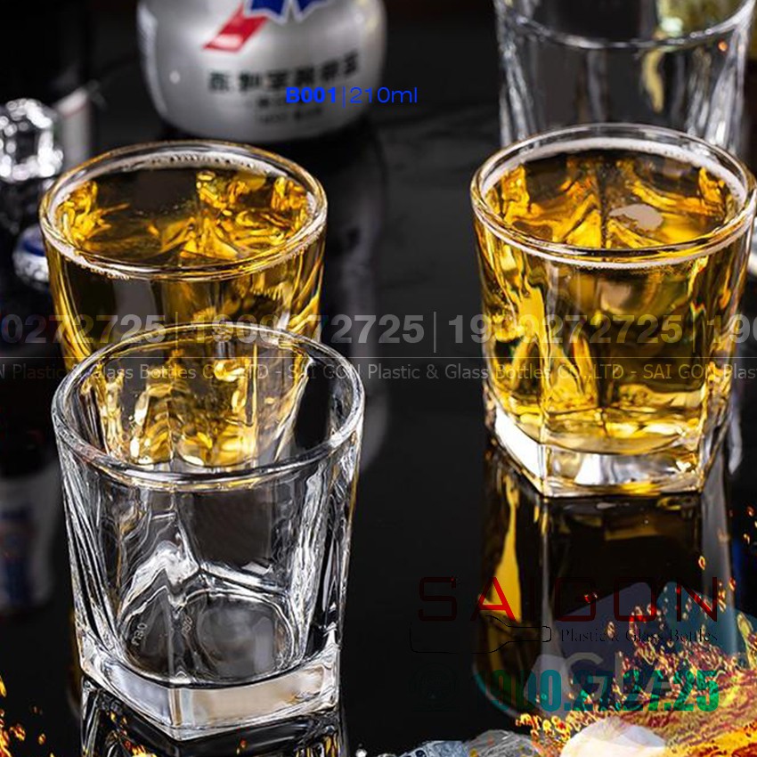 Ly Thủy Tinh Deli 5 Cạnh 210ml | CB001 , Thủy Tinh Cao Cấp | BigBuy360 - bigbuy360.vn