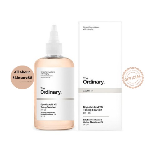 Nước hoa hồng The Ordinary Glycolic Acid 7% Toning Solution 240ml