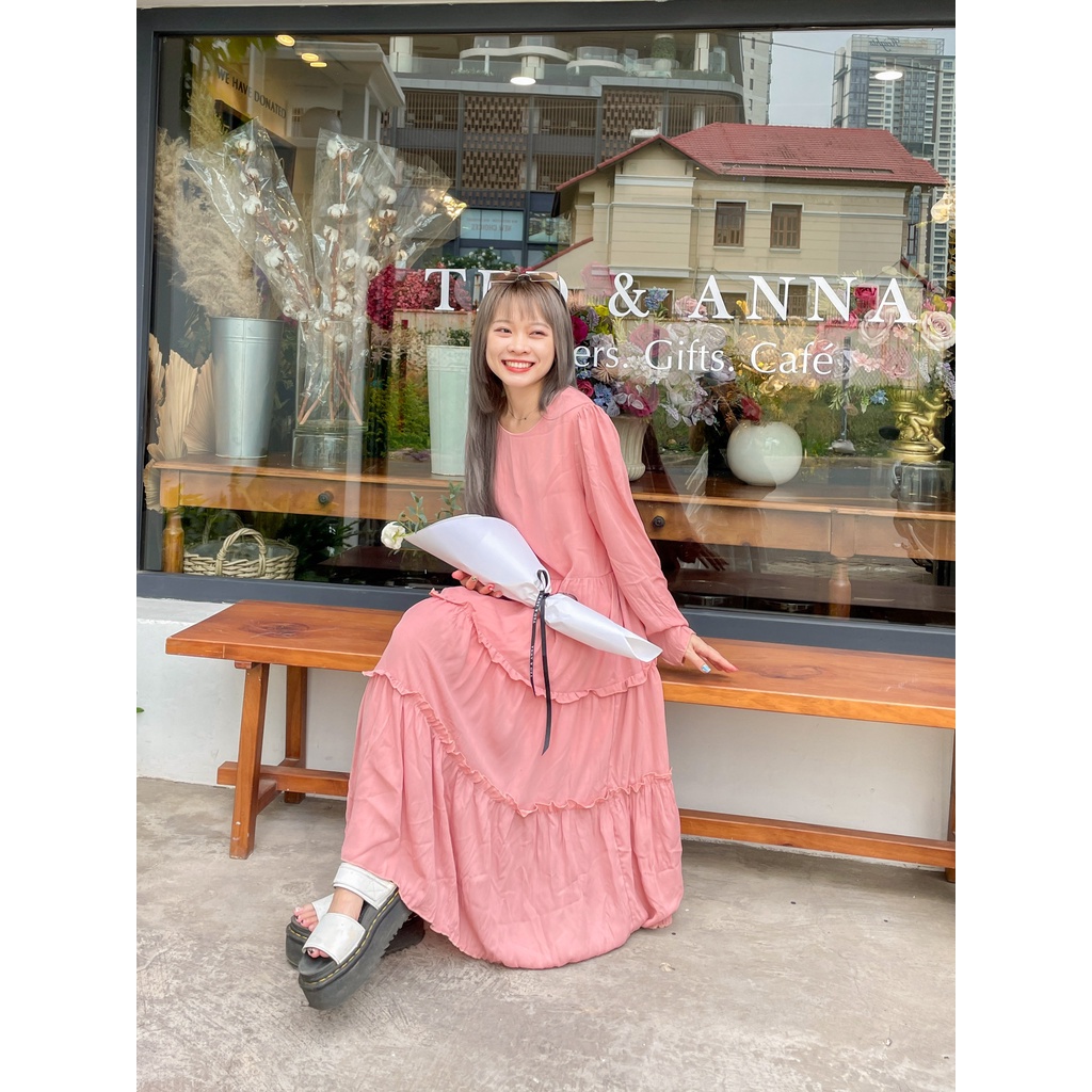 Sora Dress - Đầm nữ dáng dài nhiều tầng - Remmus.vn