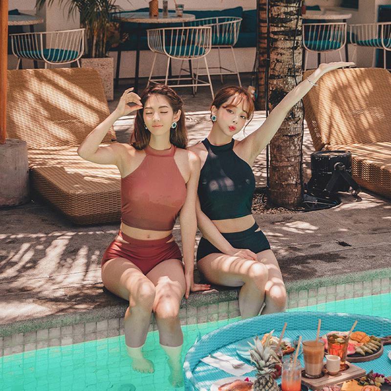 Bikini lưng cao thiết kế dây đan chéo gợi cảm cho phái nữ | BigBuy360 - bigbuy360.vn
