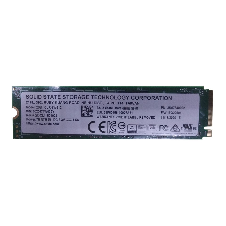 Ổ cứng SSD 512GB M2 NVME CRL-8W512