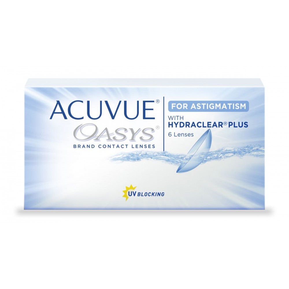 Kính áp tròng cao cấp 2 tuần Acuvue Oasys công nghệ Hydraclear Plus (silicone hydrogel) - 1 chiếc (1 lens)