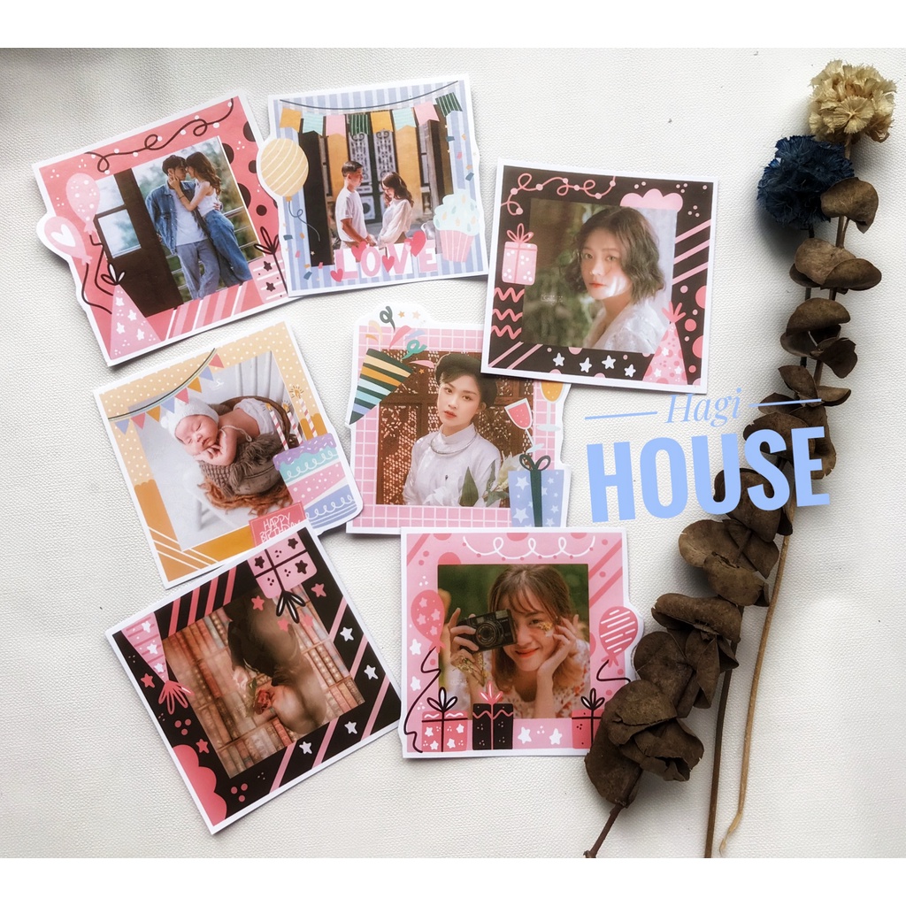 Sổ dán ảnh 6x9, 30 trang, album mini lưu giữ kỷ niệm