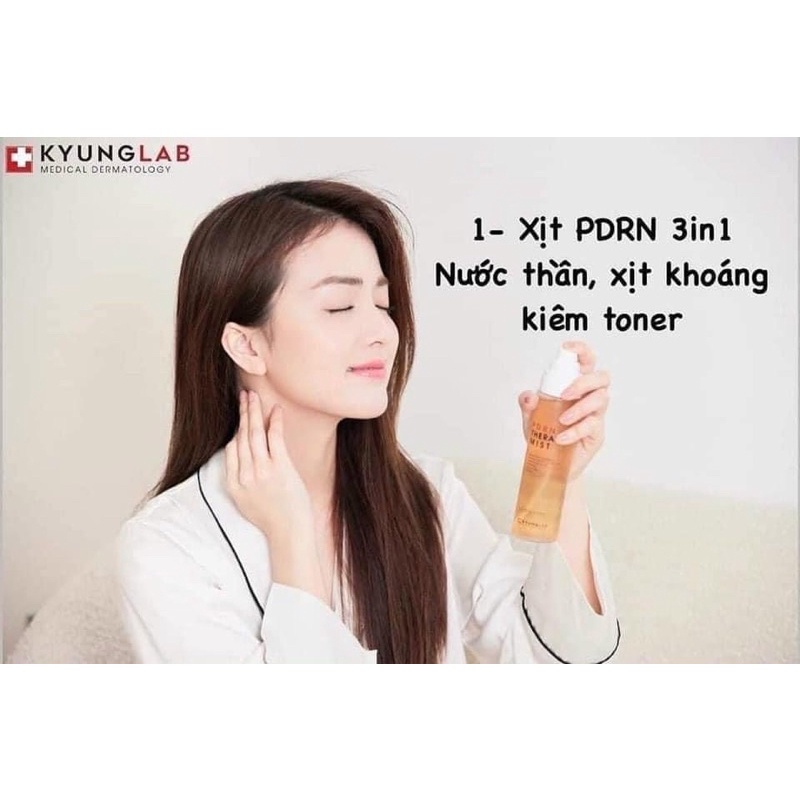 Xịt Khoáng Tế Bào Gốc Kyunglab Hàn Quốc Cấp Ẩm, Phục Hồi, Bảo Vệ Da trắng mịn