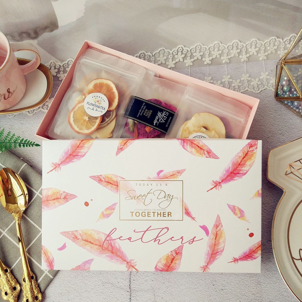 XÉ LẺ Túi giấy +Hộp quà Làm quà tặng hoạ tiết cẩm thạch, phong cách châu Âu Q676 | BigBuy360 - bigbuy360.vn