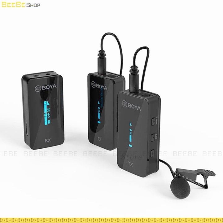BOYA BY-XM6-S2 - Micro Không Dây True-Wireless Cho Smartphone, Cameras, Thu Âm, Làm Vlog, Phỏng Vấn