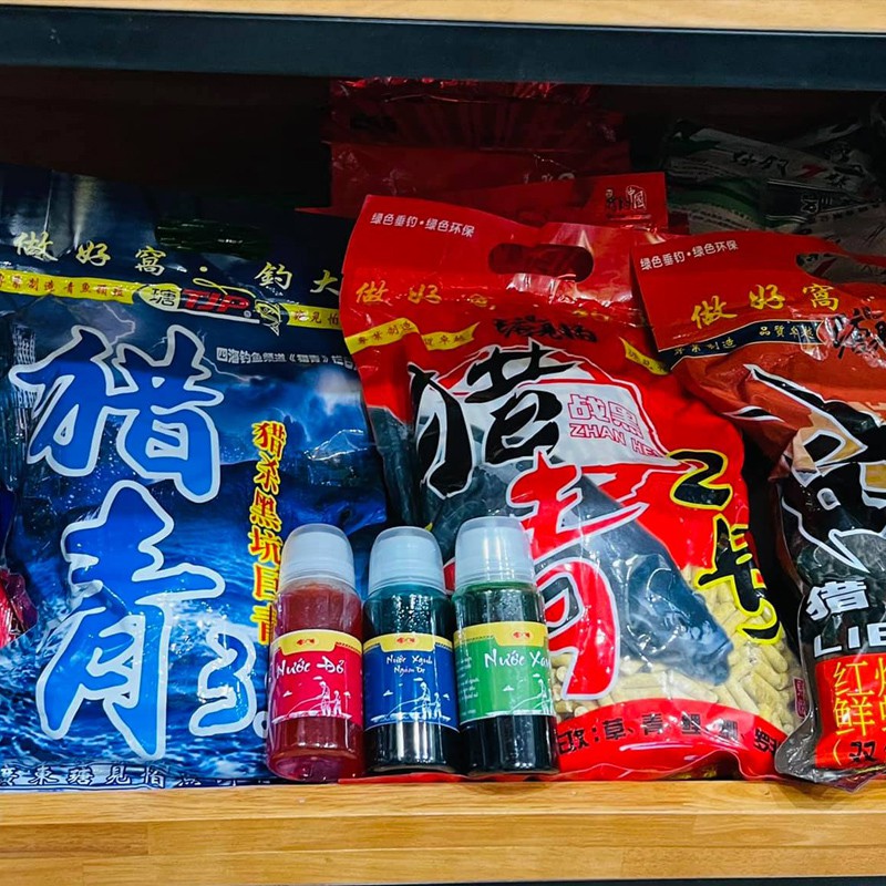 Mồi hạt câu trắm đen bộ 5 gói - Đài Câu Thích