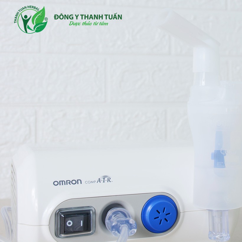 Máy xông mũi họng Omron NE-C28 (khí dung NE-C28 Công nghệ Van Ảo mới nhất tránh lãng phí thuốc) | ThanhTuanMedical