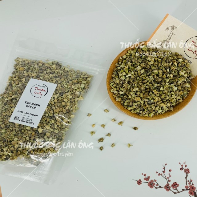 Trà Bạch Tật Lê 1kg (Đã Sao Vàng, Hạ Thổ) - Trà Bổ Thận