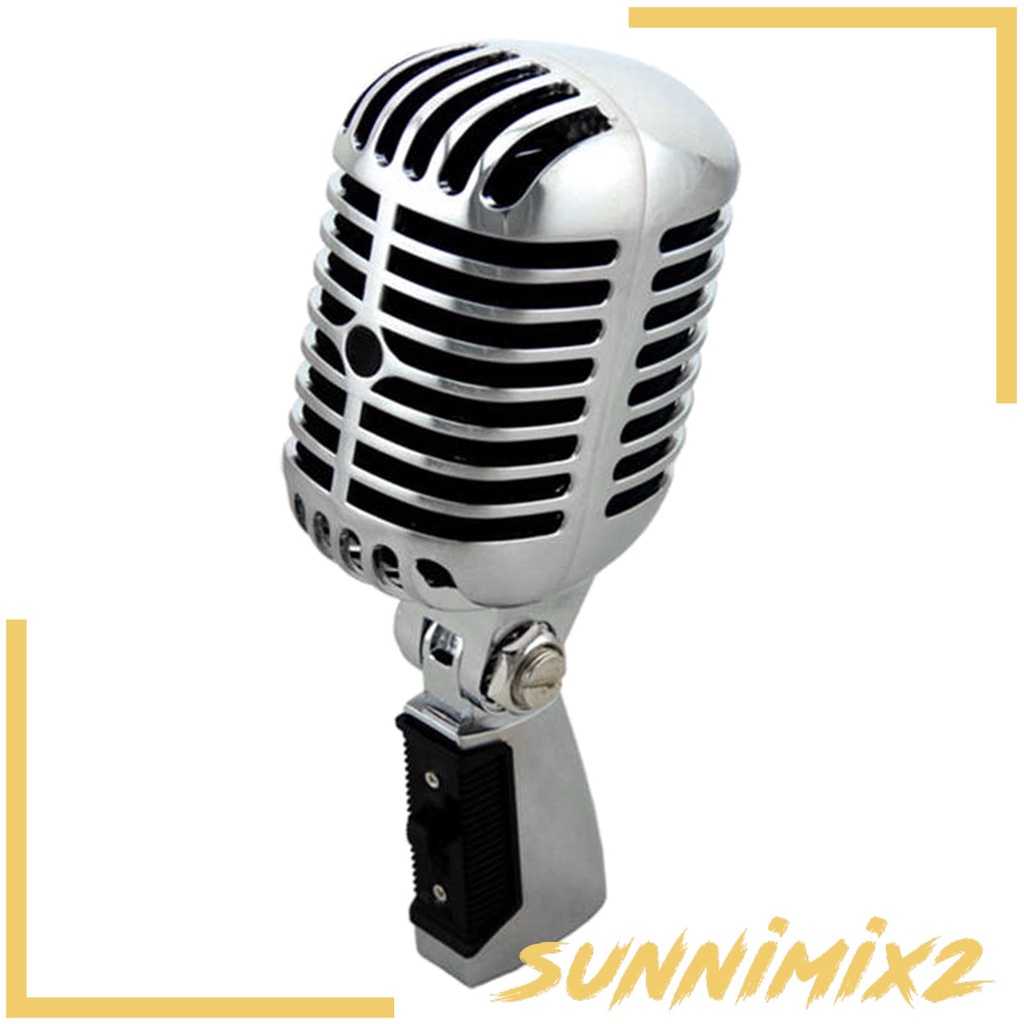 Classic Vintage Dynamic Vocal Microphone for Live Stage Karaoke