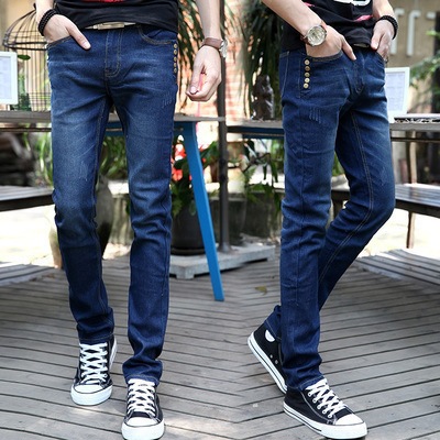 Hàng Có Sẵn Quần Jean Ôm lelaki jeans Thời Trang Cho Nam