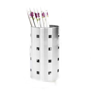 Ống Đựng Đũa Muỗng Inox Dạng Tròn Thoát Nước Nhanh Tiện Dụng