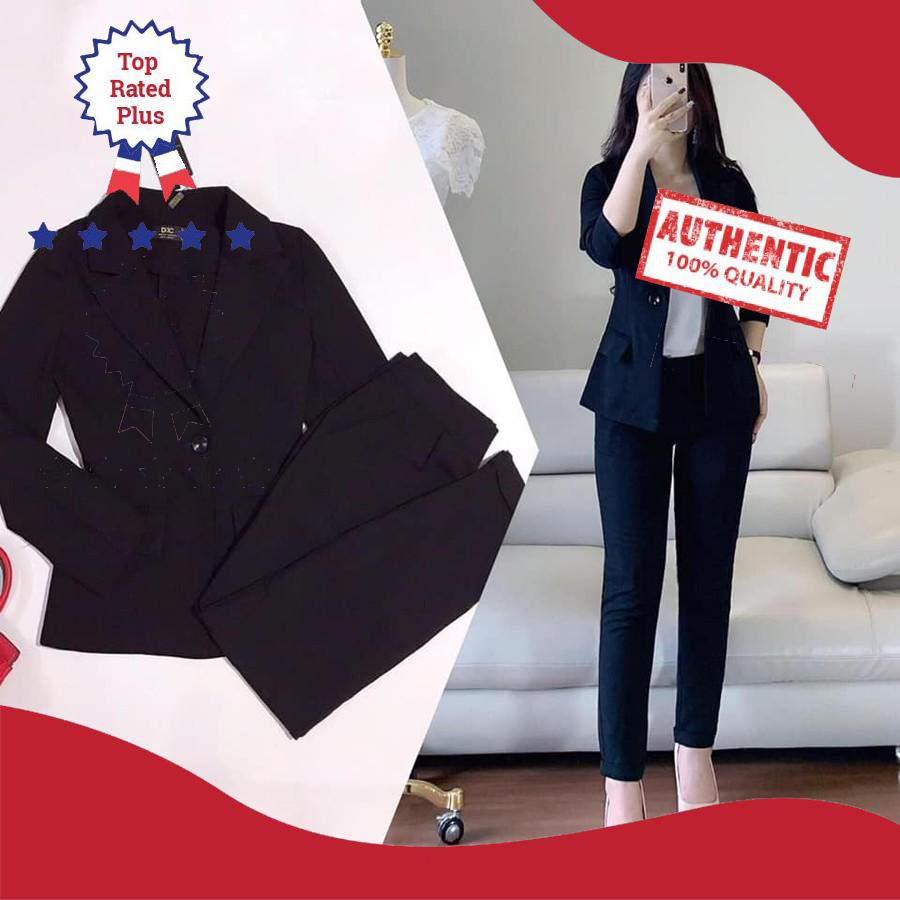 [Sale Dịp Lễ Hội] Set vest công sở thời thượng cao cấp S1168  kèm ảnh thật