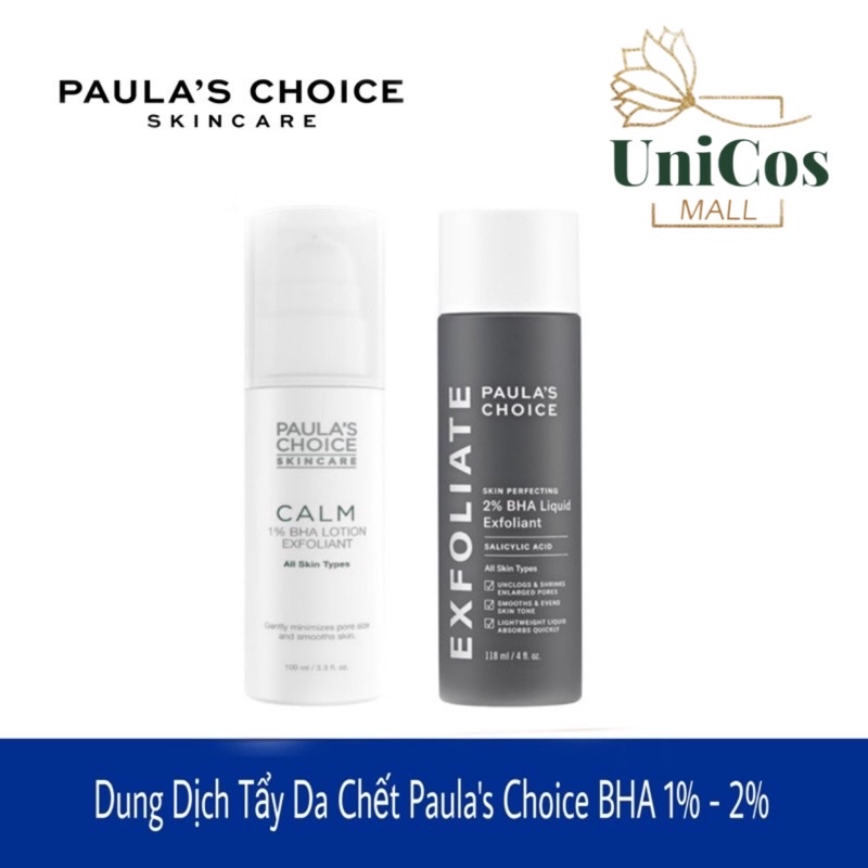 Tẩy da chết hoá học Paula's Choice Bha 1 - 2% , 30ml