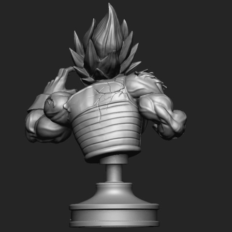 Mô hình đồ chơi Dragon Ball - VEGETA BUST Công nghệ in 3d 👽ĐỘC QUYỀN👽Sản xuất thủ công (TÙY BIẾN KÍCH THƯỚC)