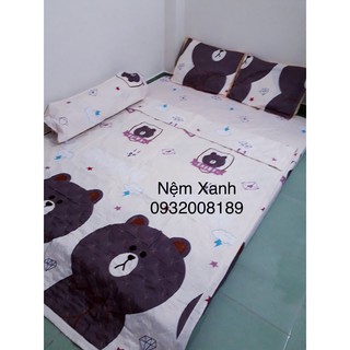 bộ drap mền 5 món cotong poli - drap giường cao cấp