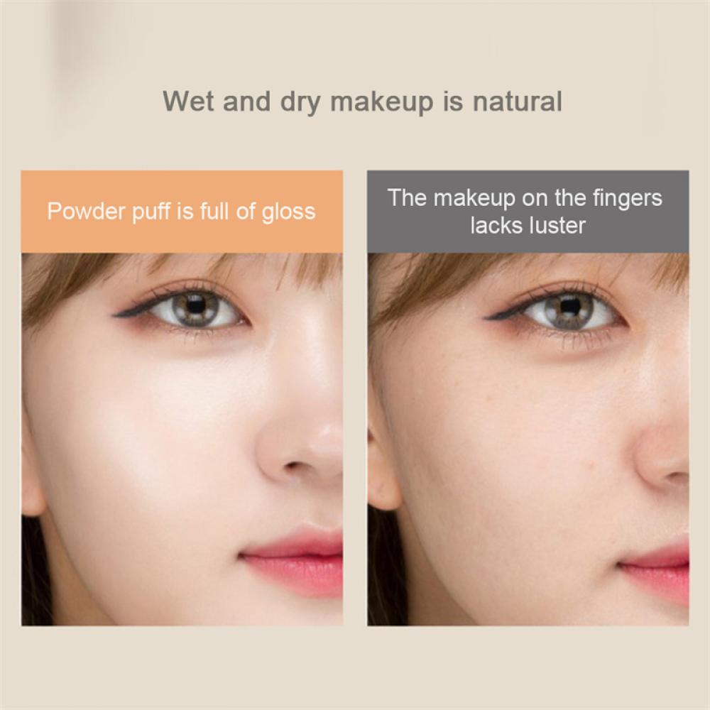 Set 7 Mút Trang Điểm Ướt Và Khô Mềm Mại Hình Quả Dâu Tây M5P4