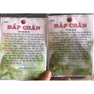 Đắp chân thuốc bắc