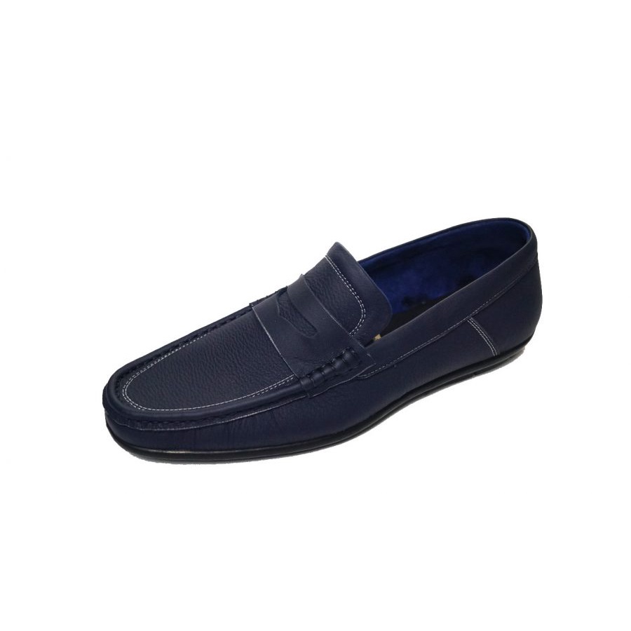 Giày lười nam size nhỏ  da bò thật. Mã số: M132