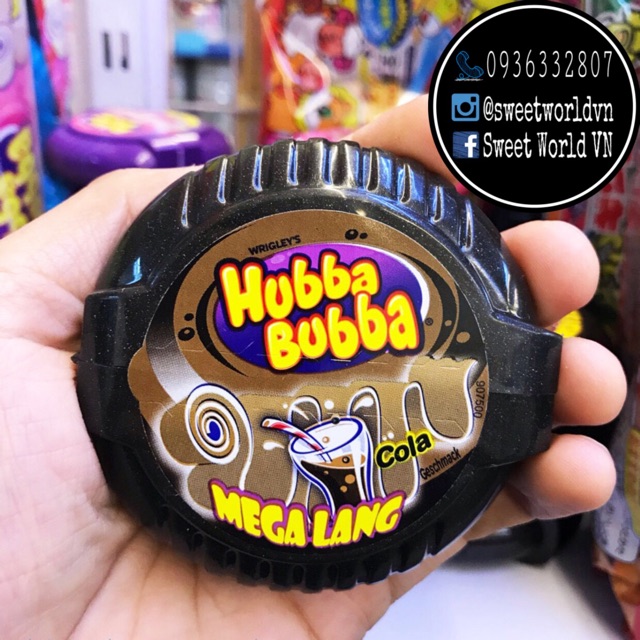 [ĐỦ MÀU] Singgum / Kẹo gum cuộn Hubba Bubba - Mỹ