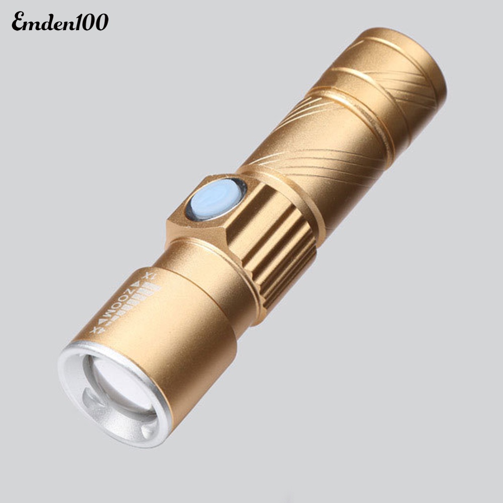 Đèn Pin Mini Cầm Tay Có Thể Sạc Lại Bằng Cổng USB