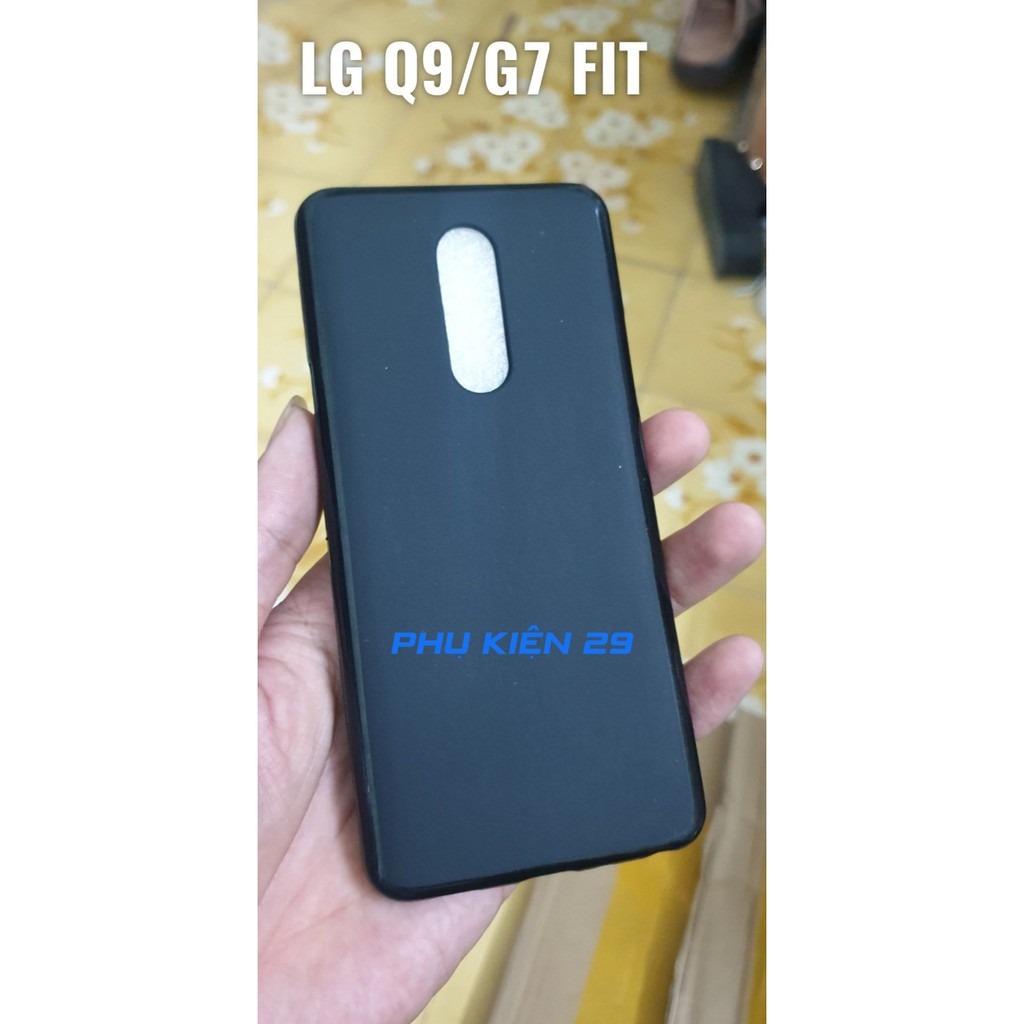[LG Q9] Ốp lưng silicon dẻo đen nhám, trong cao cấp