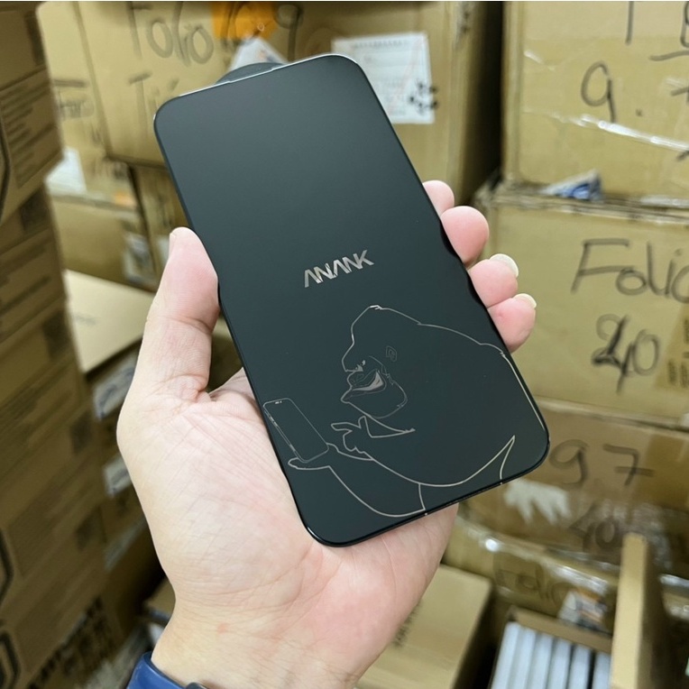 KÍNH CƯỜNG LỰC CORNING GORILLA GLASS IPHONE 14 PRO MAX - 14 PLUS - 14 - 13 PRO MAX - 13 MINI ANANK VIỀN 2.5D CHÍNH HÃNG