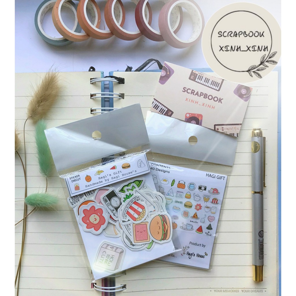 Nhãn dán trang trí chủ đề Du Lịch, sticker trang trí sổ tay, scrapbook