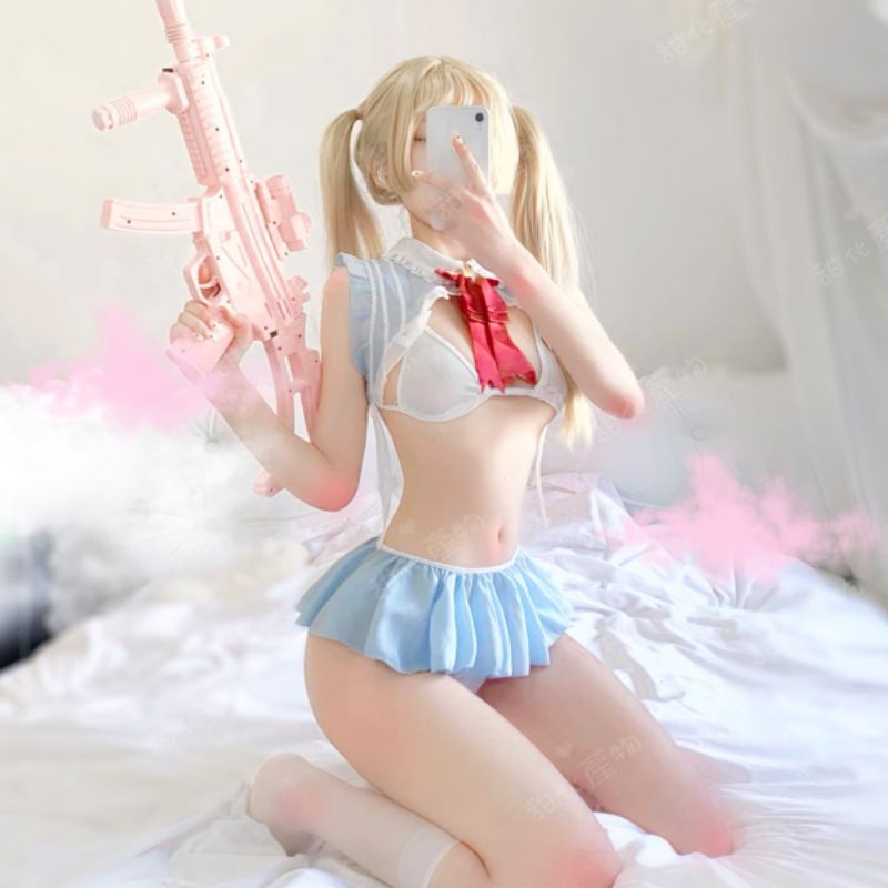 Cosplay thỏ ngọc bunny sexy - bộ đồ lót lingerie nội y hóa trang gợi cảm Halloween đêm Giáng Sinh Noel