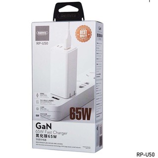Củ sạc nhanh 2 cổng 65w Remax RP-U50