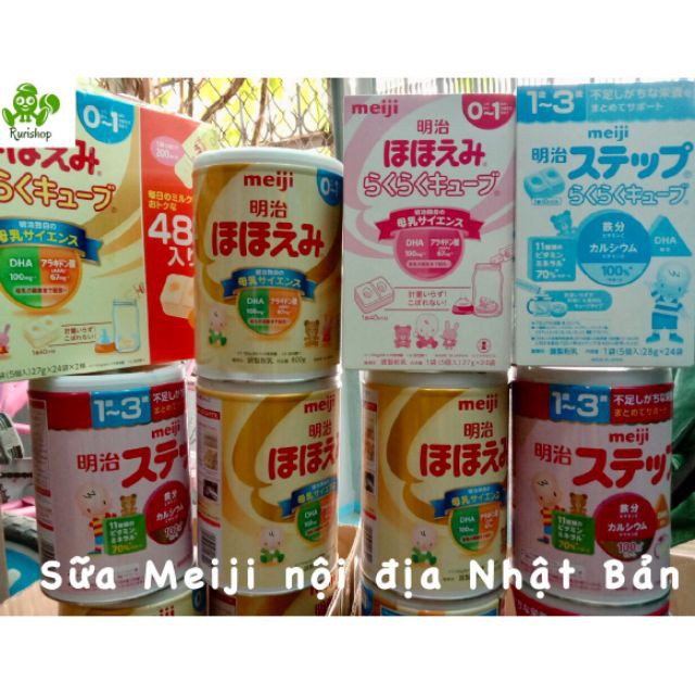 Bán lẻ _Sữa thanh Meiji nội địa Nhật