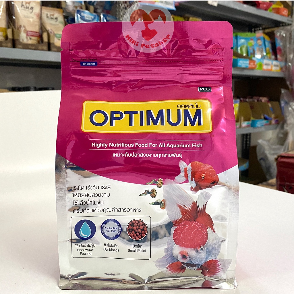 Cám Cá Cảnh Optimum Fish Hạt Small 500G Hàng Thái - Miki Petshop