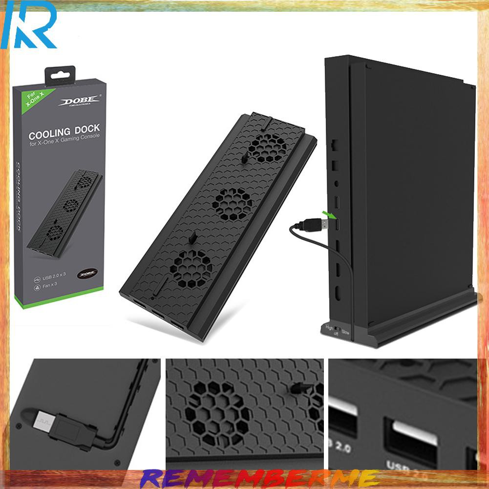 Chân Đế Đứng Kèm 3 Quạt Tản Nhiệt Với 3 Cổng Usb Cho Xbox One X