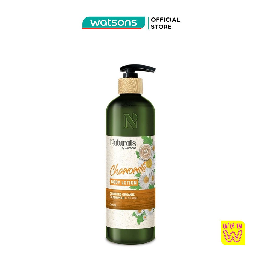 Sữa Dưỡng Thể Naturals By Watsons True Natural Chamomile Chiết Xuất Hoa Cúc 490ml