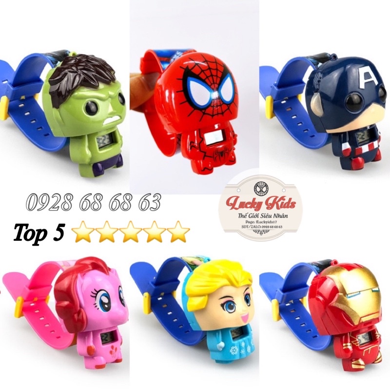 ĐỒNG HỒ SIÊU NHÂN NHIỀU MẪU