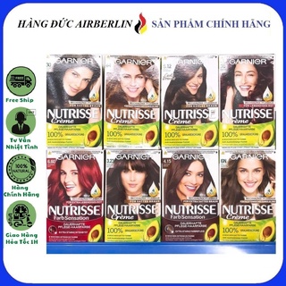 Thuốc nhuộm tóc garnier nutrisse creme Đức