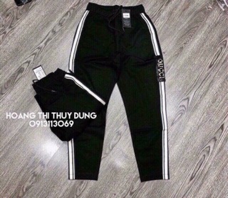 Quần Beggy sọc Gucci