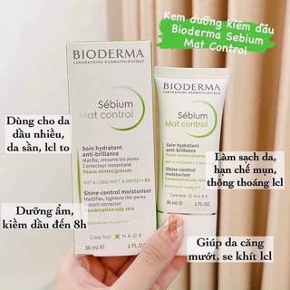 [Link mới/Bill Pháp] Kem dưỡng ẩm kiềm dầu Bio Mat Control 40ml