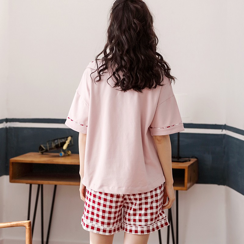 Bộ đùi nữ-Bộ mặc nhà cổ sen chất COTTON 100% thông thoáng và mát mẻ ngày hè:Full size | BigBuy360 - bigbuy360.vn