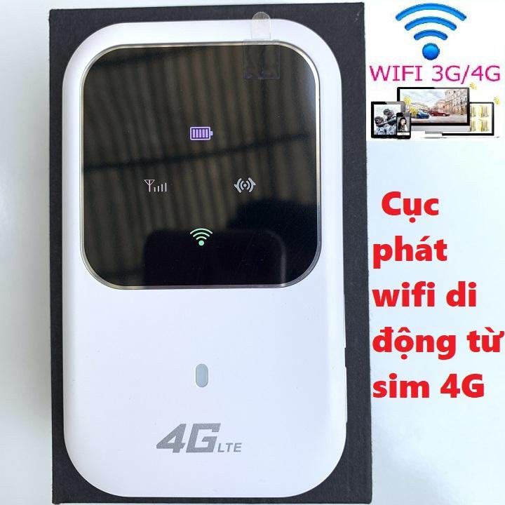 (SIÊU PHẨM) Cục phát wifi mini 4G LTE MF80, lắp sim sử dụng ngay, cấu hình khủng, vượt trội. Tốc độ mạng siêu nhanh