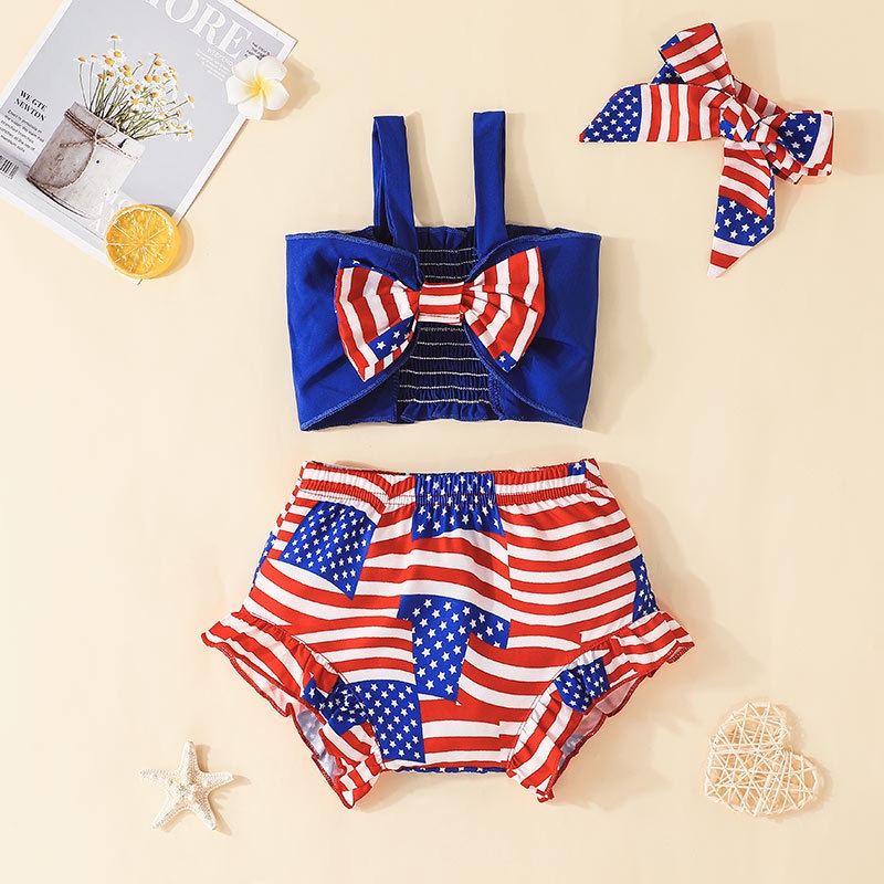 Combo bộ đồ bé gái 3-24 tháng không tay áo croptop quần đùi set mùa hè thời trang cho bé trẻ em sơ sinh