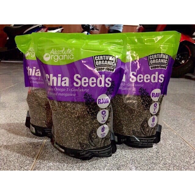 Hạt Chia Úc Organic Chia Seeds 1kg (tím)