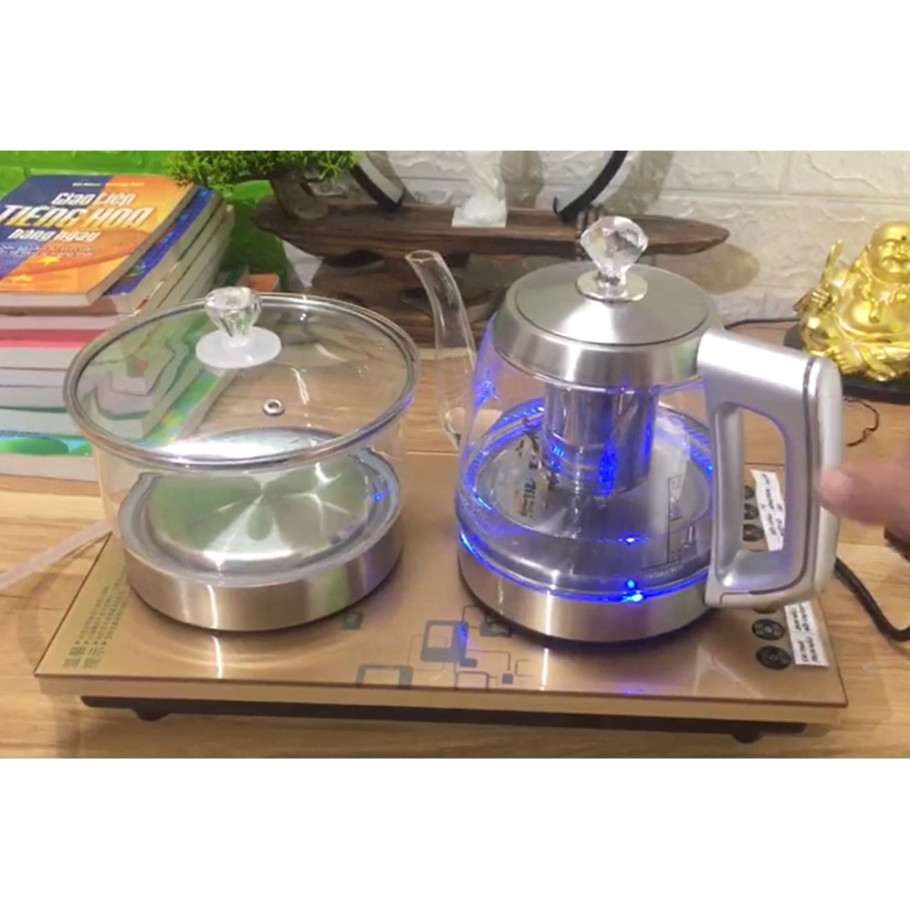 Bộ Đun Nước Điện Tự Động Pha Trà Thủy Tinh