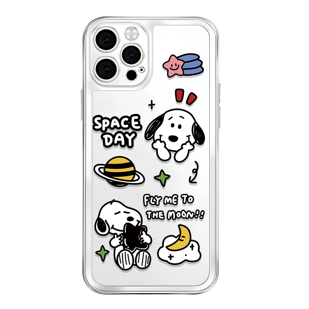 Ốp Điện Thoại Trong Suốt Hình Chú Chó Dễ Thương Cho iphone 14ProMax 14Plus 13 11 12 7 Plus X XR