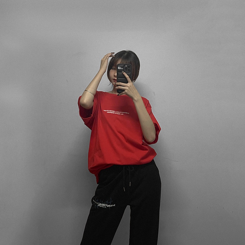 MEDISN - STU STU RED T-SHIRT