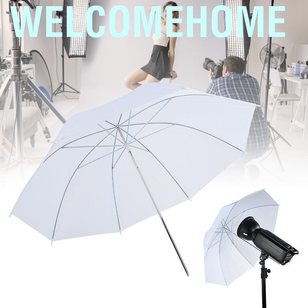 Welcomehome Translucent Umbrella 33 Inch Studio Flash Light Diffuser Softlight White Soft