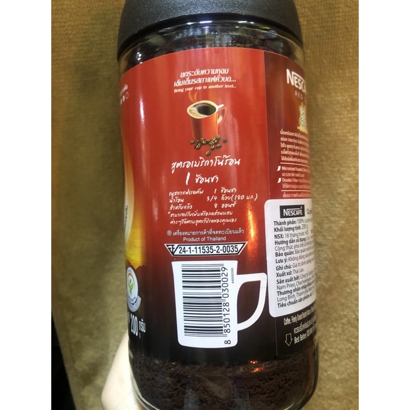 Nescafe hoà tan Red Cup - Thái Lan - 200gr