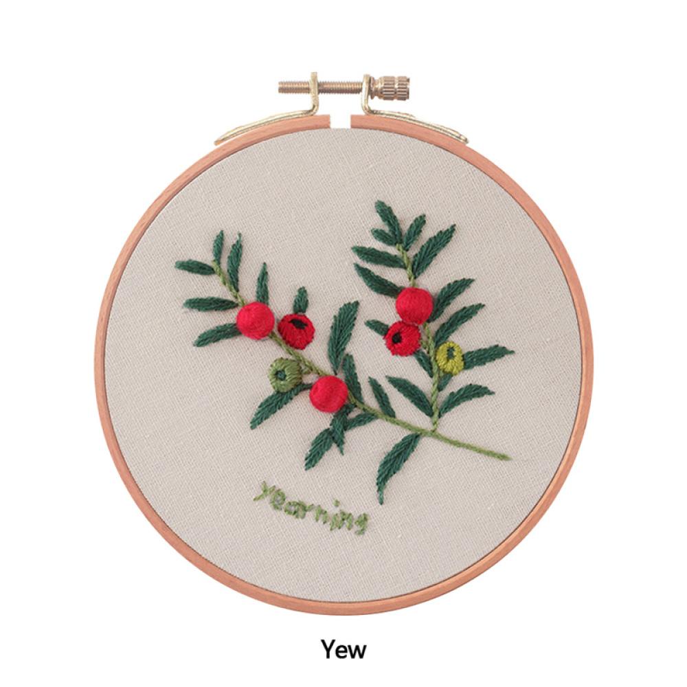 Bộ Tranh Thêu Chữ Thập Thủ Công Tự Làm Họa Tiết Hoa Xinh Xắn A6V5