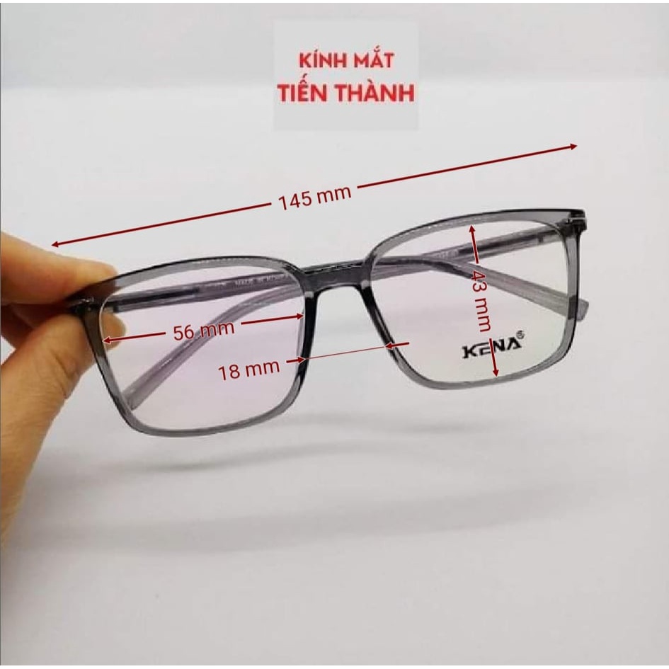 Gọng Nhựa Dáng Vuông To KeNa8029 Chất Đẹp  - Kính Mắt Tiến Thành