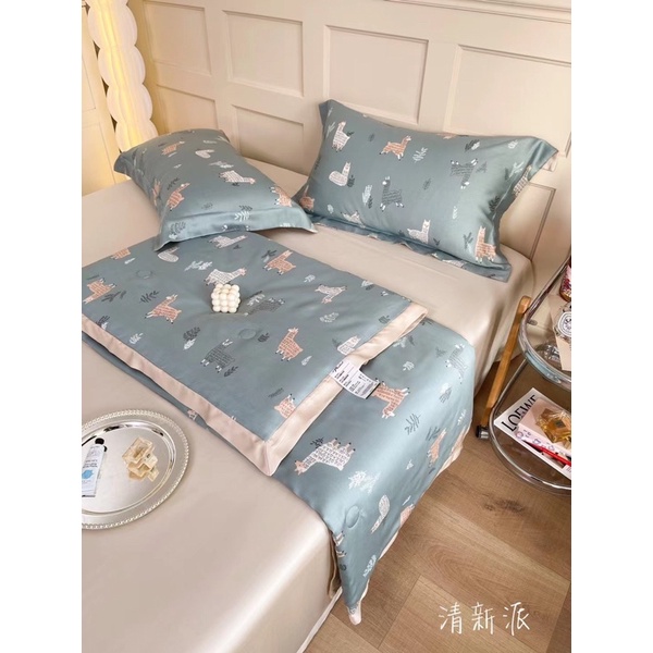 Set Chăn Ga Tenel Hoạ Tiết ( Chăn Hè Mỏng) - shinbedding